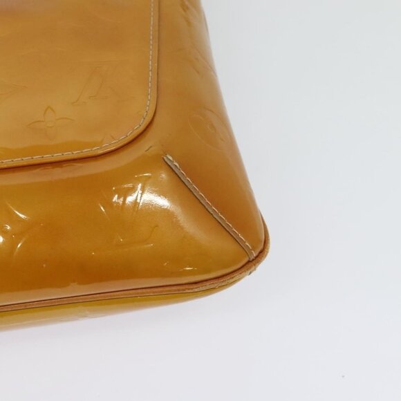 Authentic LOUIS VUITTON Monogram Vernis Thompson Street Bag Beige M91301 LV - Picture 8 of 16